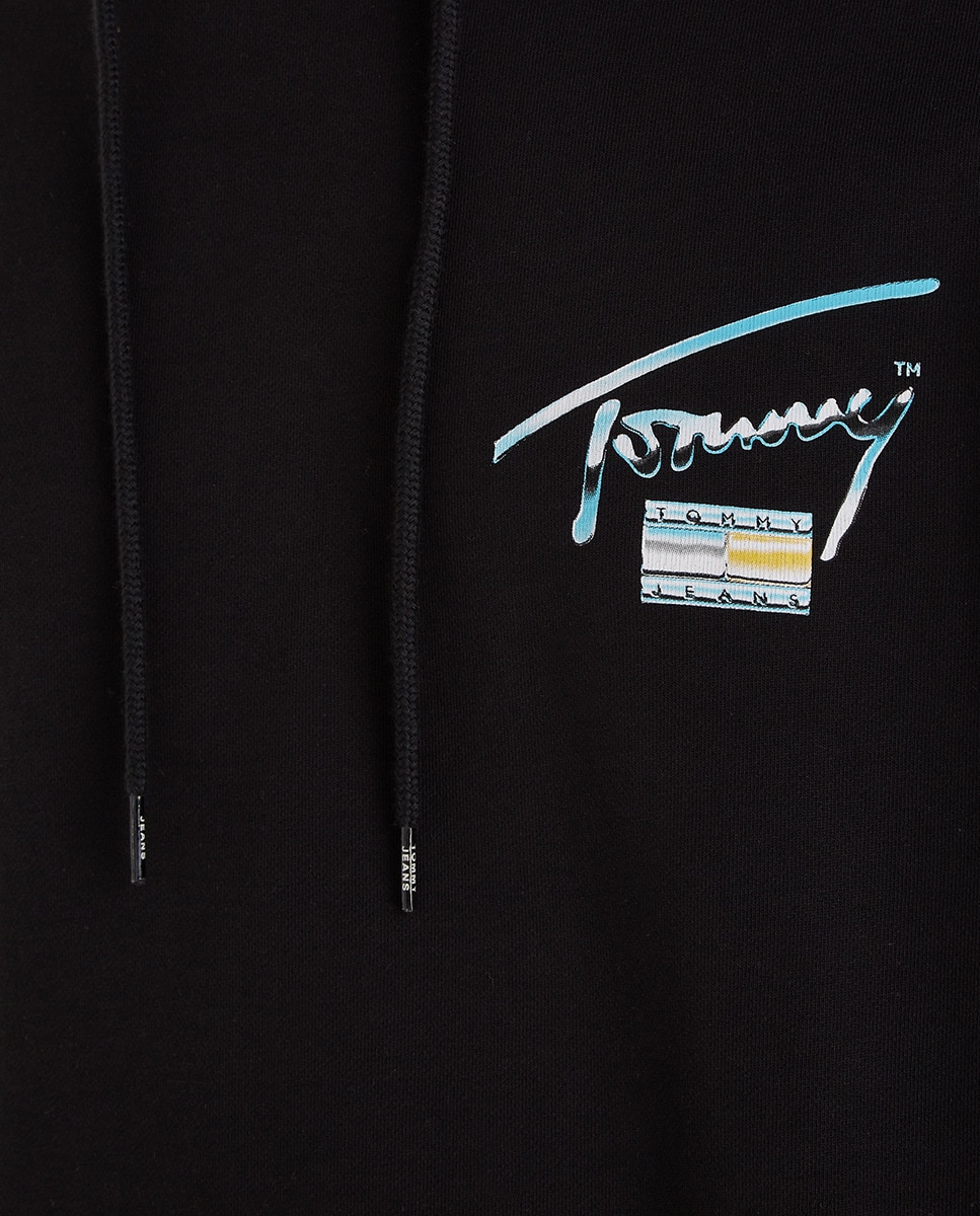 Sweatshirt regular fit com capuz Preto-4