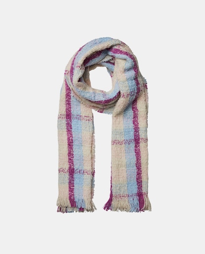 Imagen 0 de Bufanda granulada de cuadros