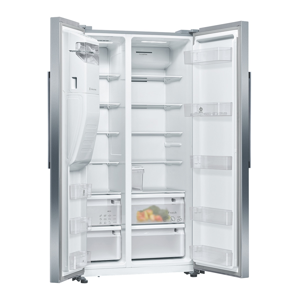 Frigorífico americano Balay No Frost, MultiAirFlow- 3FAE494XE Inox-2