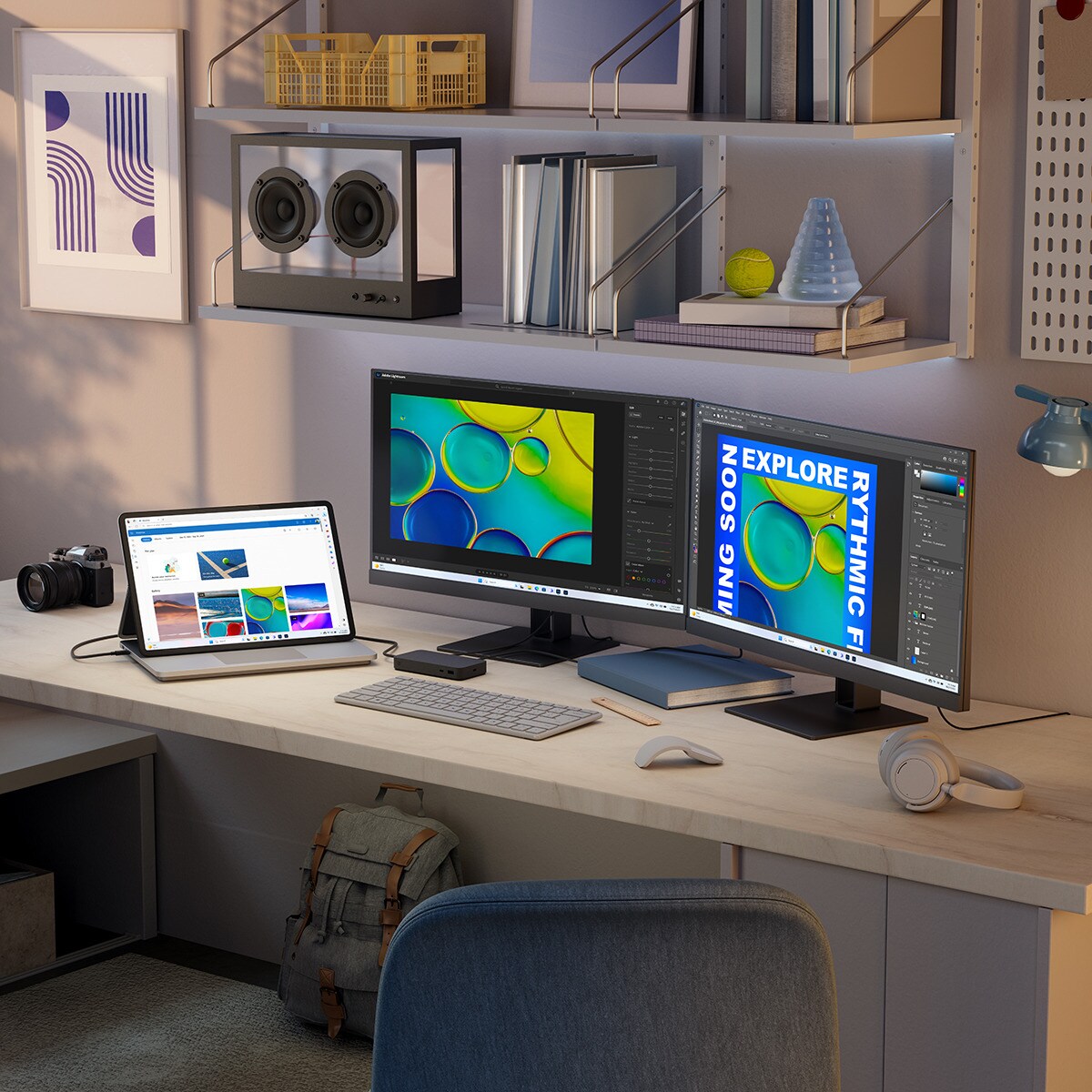 Microsoft Surface Laptop Studio 2, i7-13700H EVO, 32GB, 1TB SSD, Nvidia GeForce RTX 4050 6GB, 14,4", W11 Platino-8