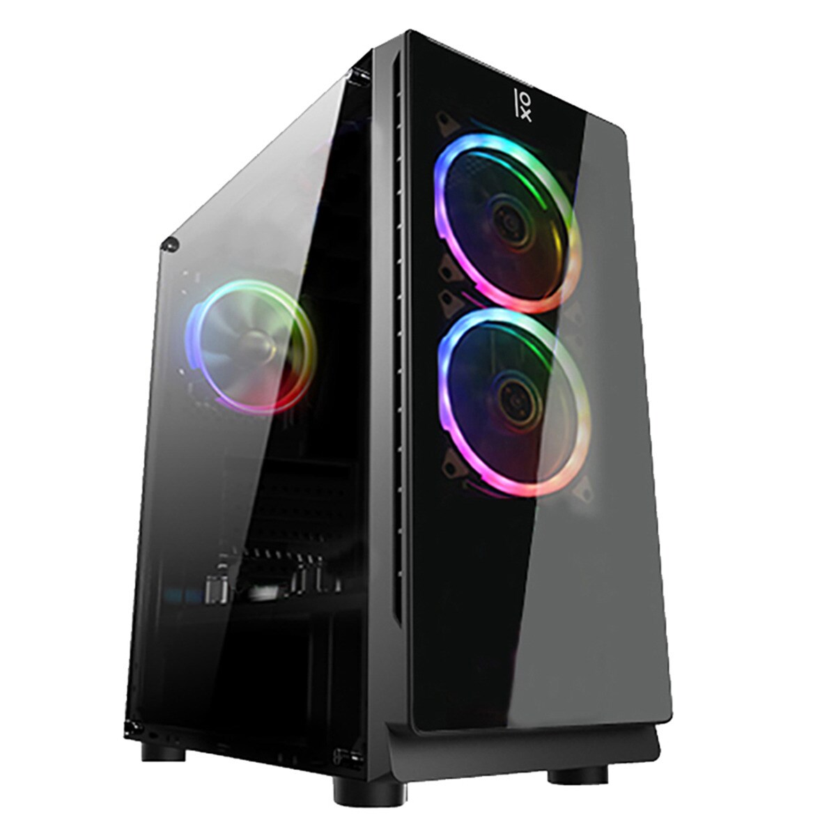 Sobremesa Primux IOX Gaming PC870, Ryzen 5, 16GB, 480GB SSD + 2TB HDD, Sin SO Negro-1