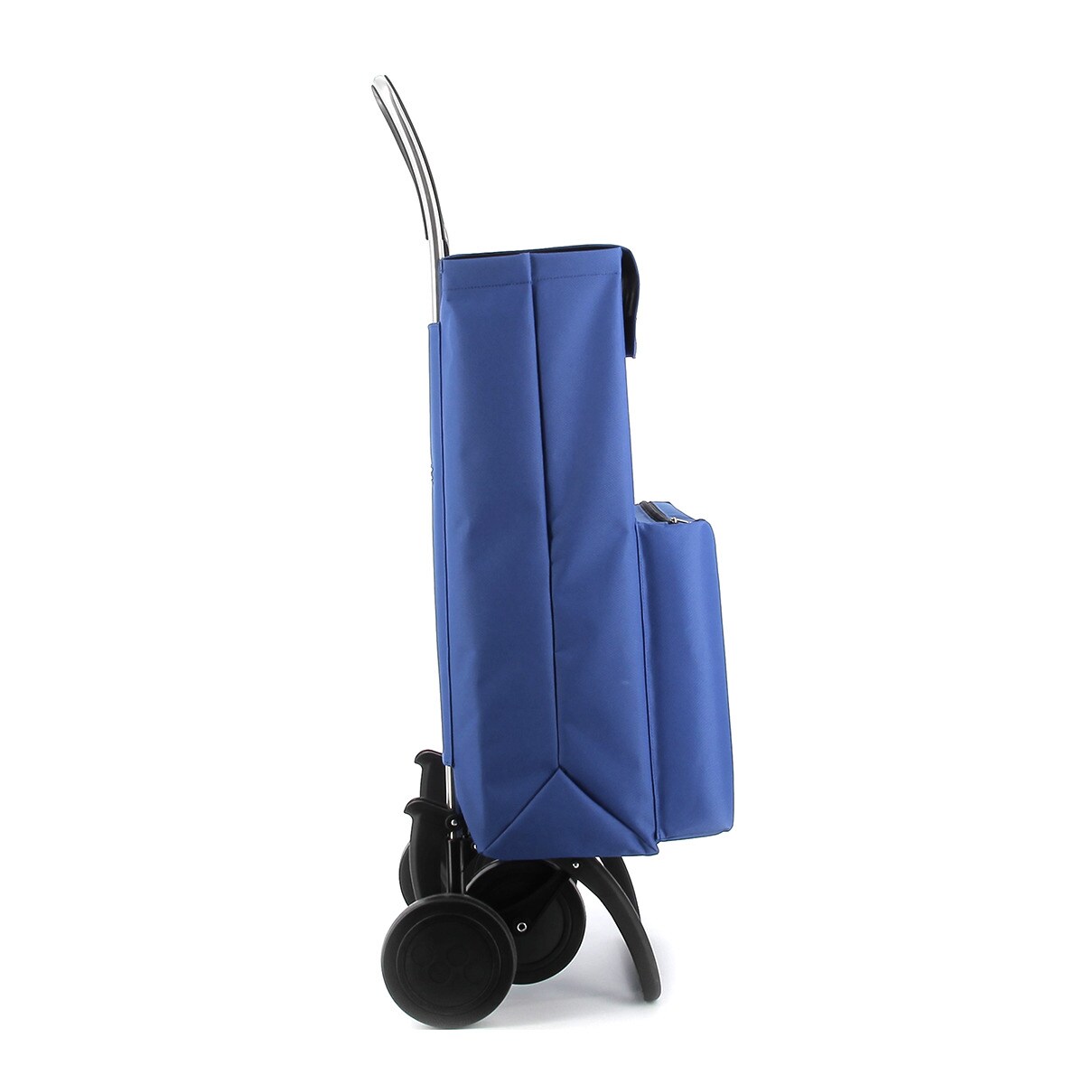 Rolser Thermo Fresh MF Einkaufstrolley Mit 2/4 Rädern – Aluminium-Gestell, Kühlfach, Faltbar | Schwarz/Lima
