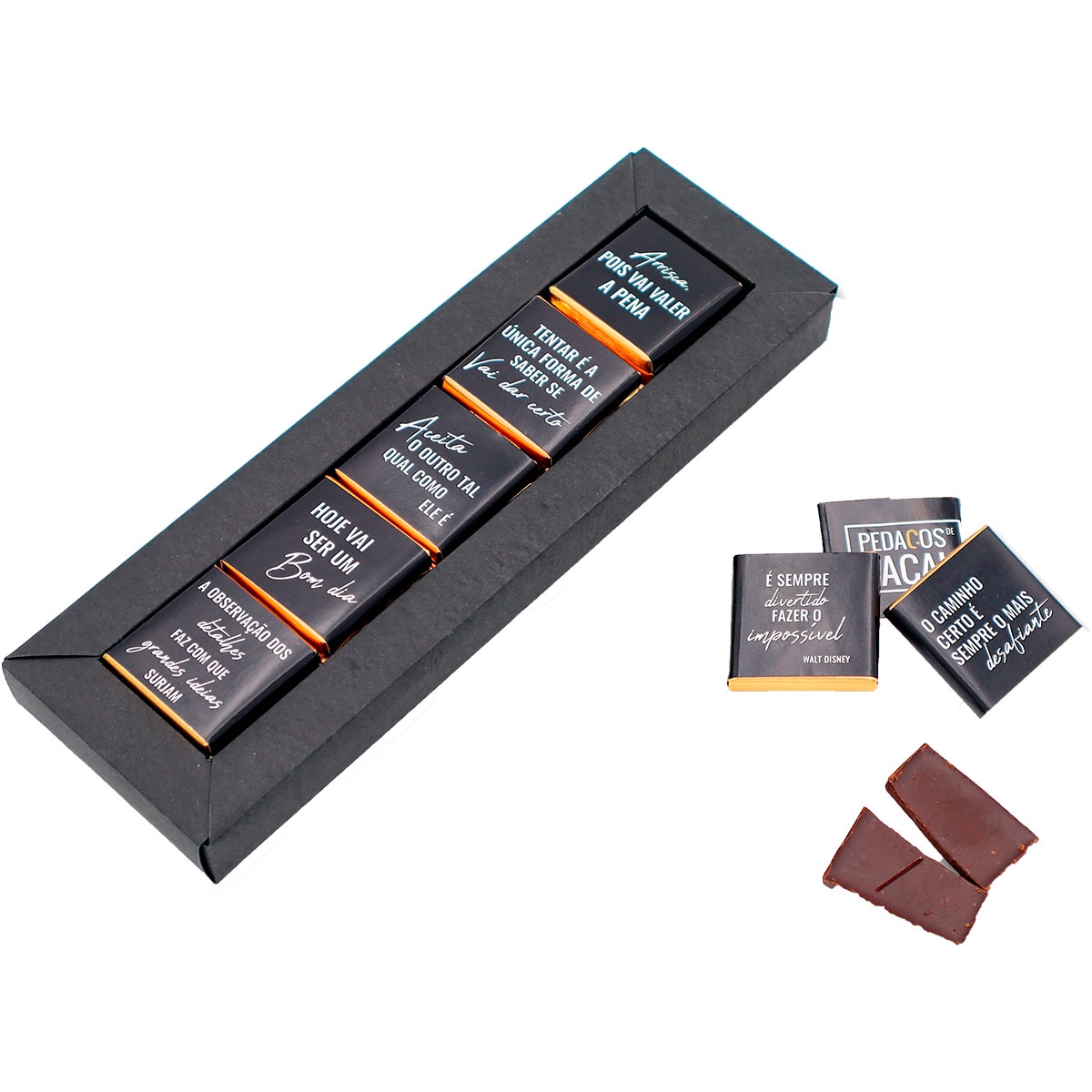 Mini Tabletes Napolitanas Motivacionais caixa 100 g
