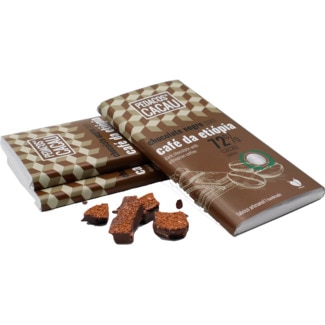 Chocolate de Café tablete 100 g - Pedaços De Cacau