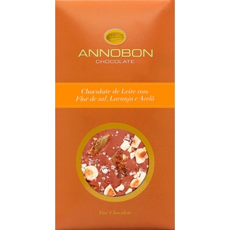 Chocolate de Leite, Laranja, Aveia e Flor de Sal tablete 80 g - Pedaços De Cacau
