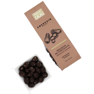 Drageias de Amendoins e Flor de Sal embalagem 150 g - Pedaços De Cacau