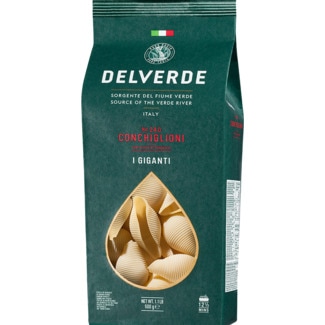 Massa Concha Conchiglioni Gigante embalagem 500 g - Delverde