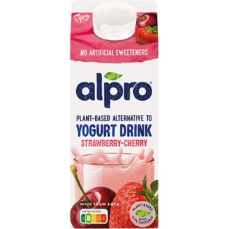 Yofu de Morango e Cereja embalagem 750 g - Alpro