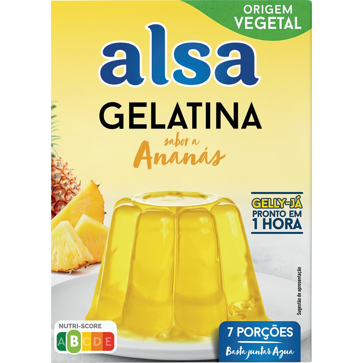 Gelatina de Ananás embalagem 105 g