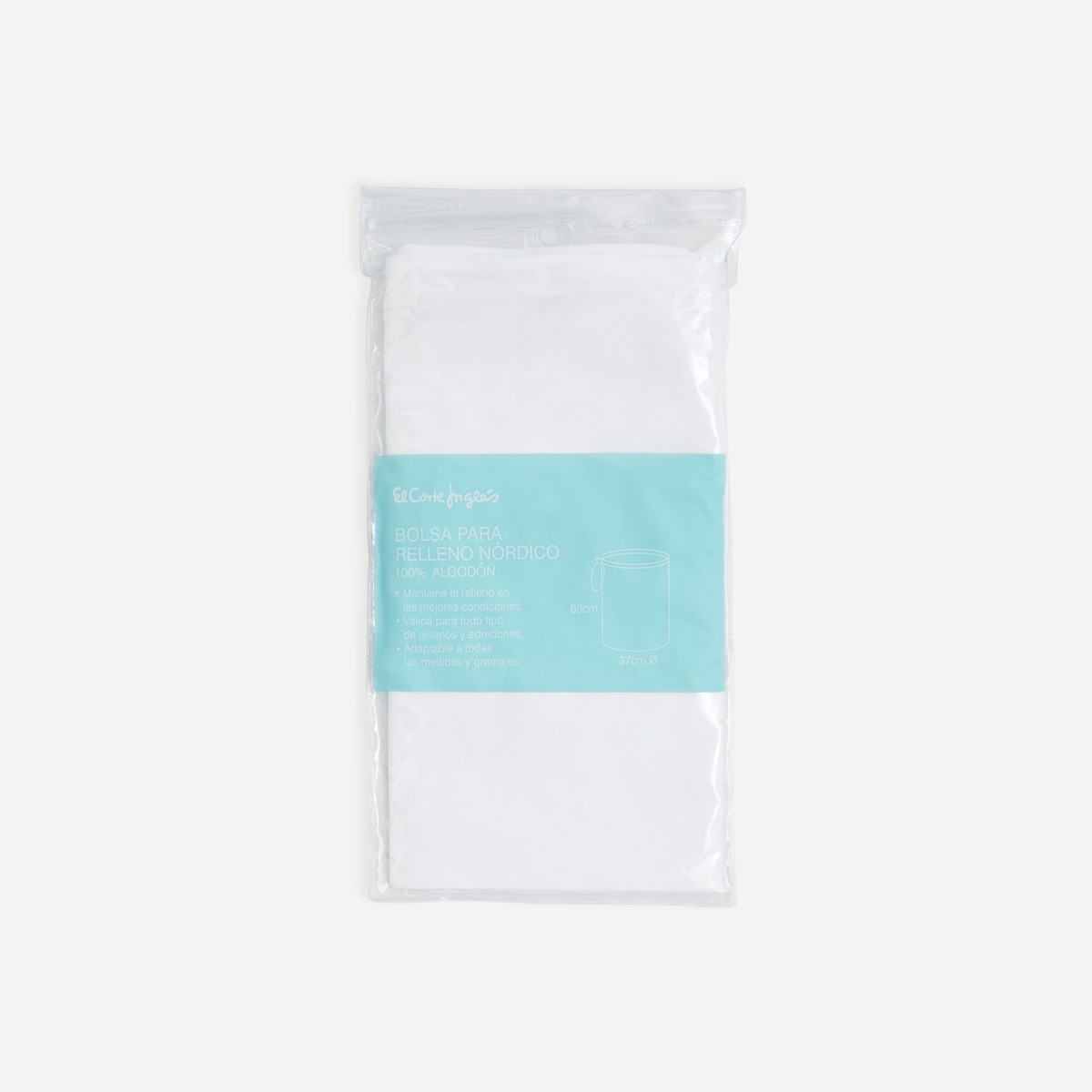 Bolsa protectora de conservación para el relleno nórdico El Corte Inglés Blanco-3