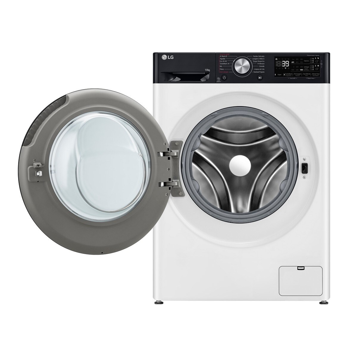 Máquina de Lavar Roupa LG F4WR7510AGW Carga Frontal AI DD Steam TurboWash360 de 10 Kg e 1400 rpm - Branco Branco-3