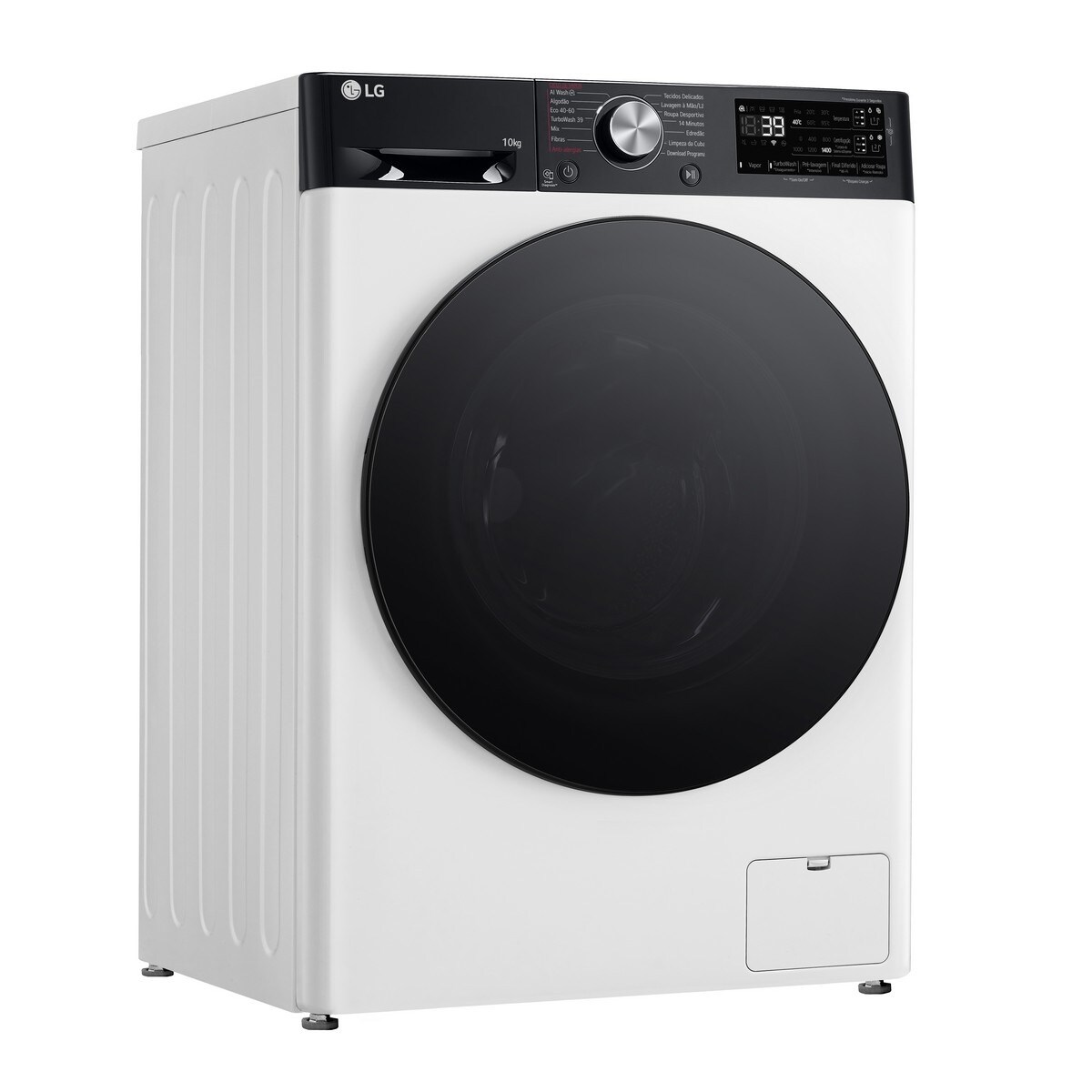 Máquina de Lavar Roupa LG F4WR7510AGW Carga Frontal AI DD Steam TurboWash360 de 10 Kg e 1400 rpm - Branco Branco-2