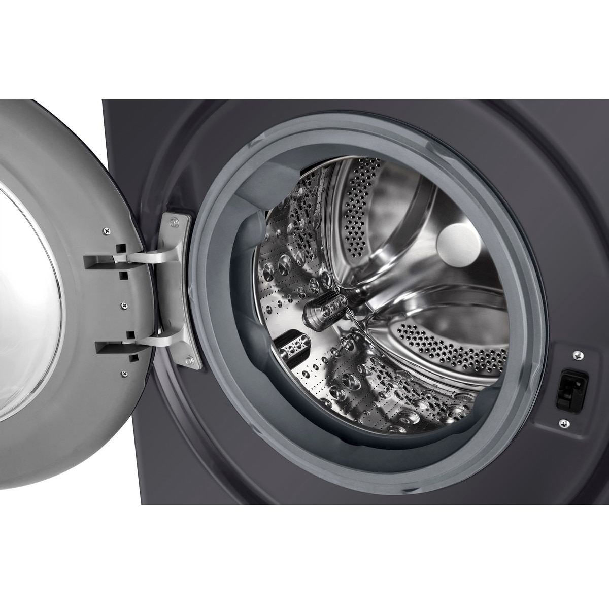 Máquina de Lavar Roupa LG F4WR359S6M Carga Frontal AI DD? Steam? TurboWash? de 9 Kg e de 1400 rpm - Preto Preto-5