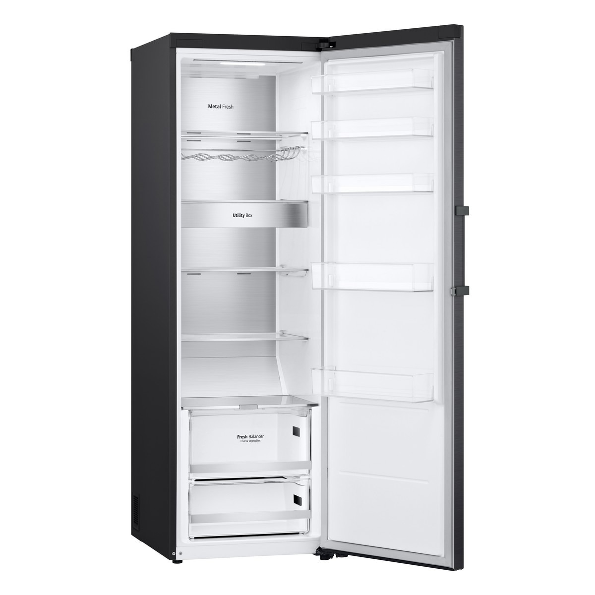 Frigorífico de 1 Porta LG GLM71MCCSF No Frost de 186 cm - Black Matte Preto-5