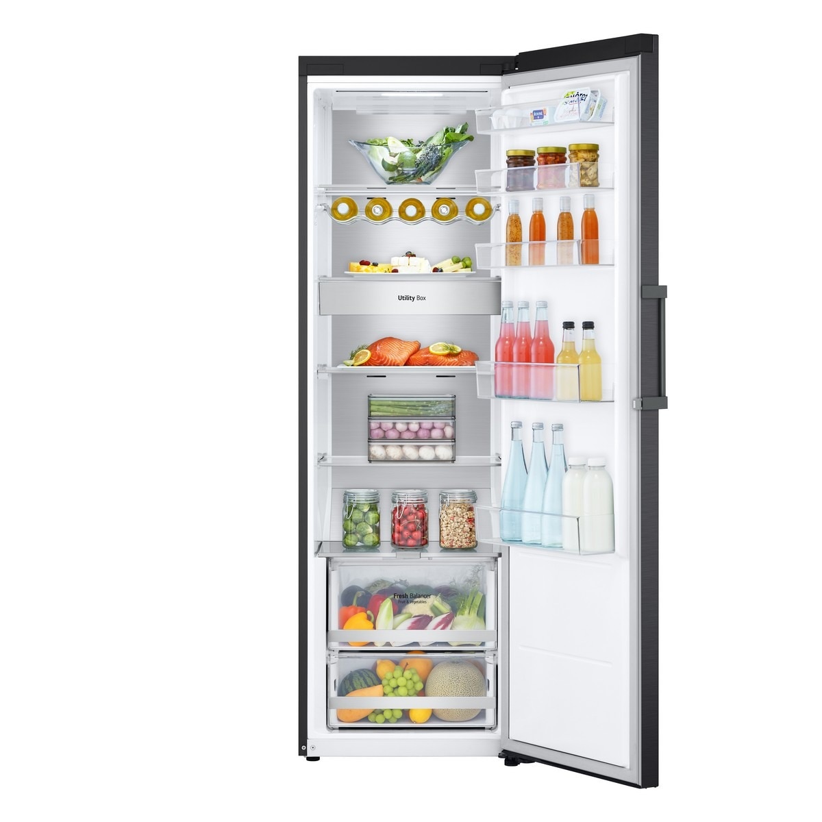Frigorífico de 1 Porta LG GLM71MCCSF No Frost de 186 cm - Black Matte Preto-4