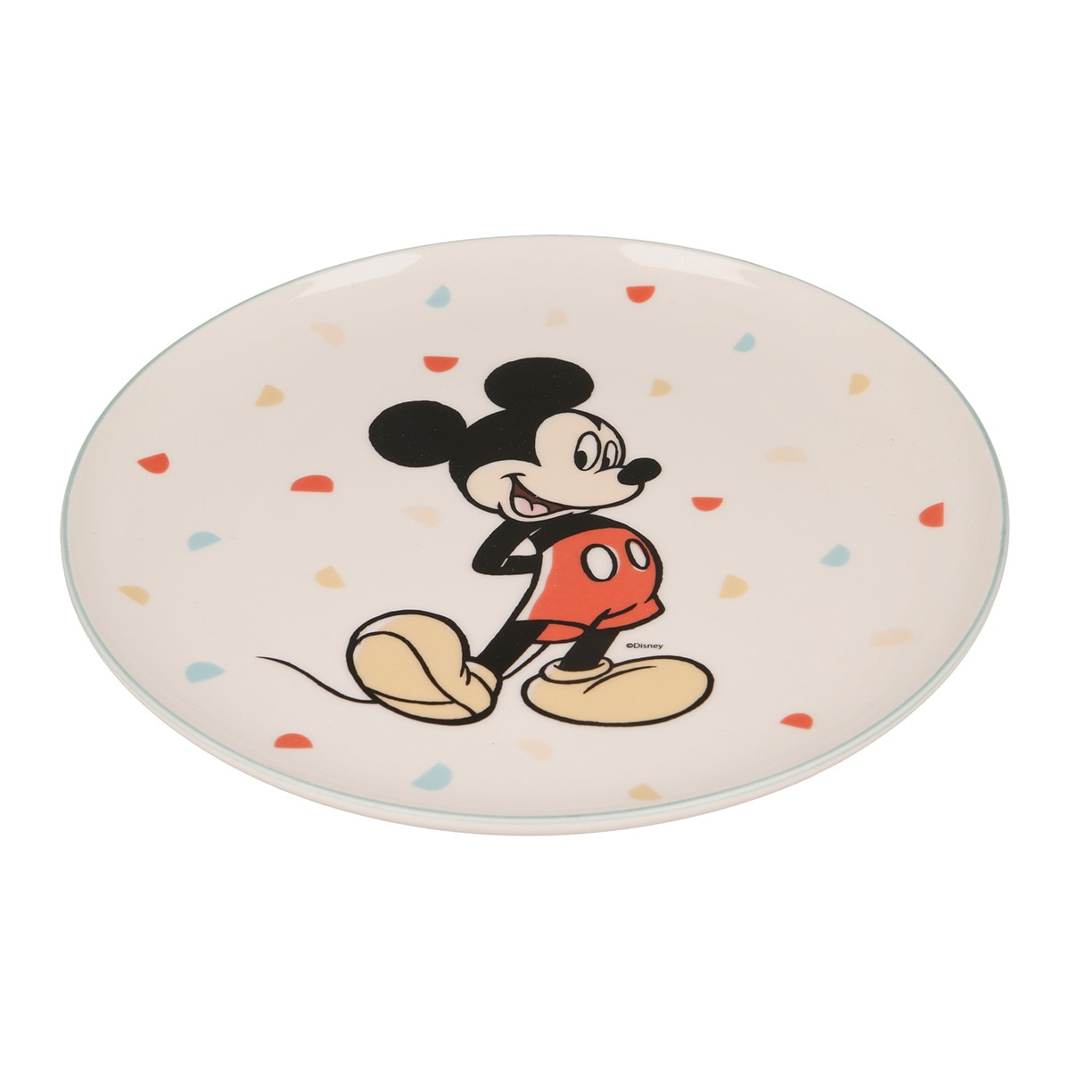 Prato de Sobremesa de Cerâmica Cozy Mickey Disney Multicolor-2