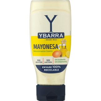 mayonesa sabor casero sin gluten y sin lactosa envase 400 ml - Ybarra