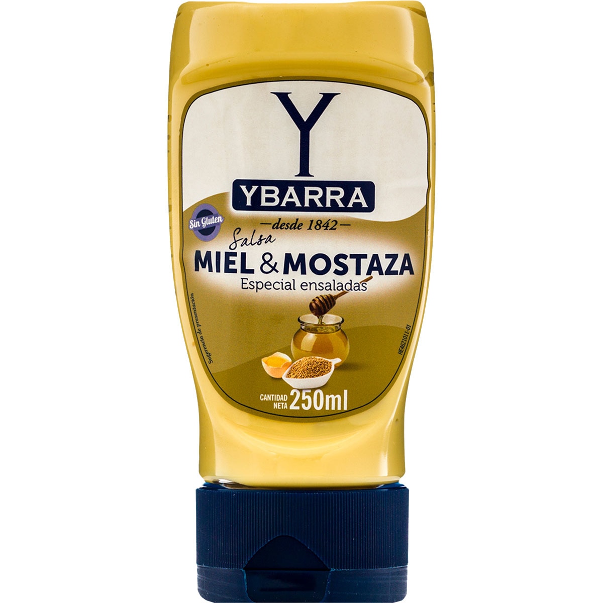salsa con miel y mostaza sin gluten bote 250 ml