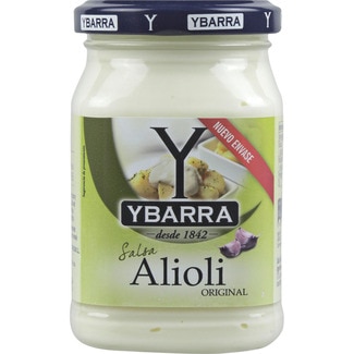 salsa ali oli sin gluten y sin lactosa frasco 225 ml - Ybarra