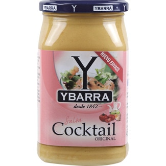 salsa cóctel sin gluten y sin lactosa frasco 450 ml - Ybarra
