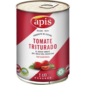 tomate natural triturado sin gluten lata 800 g - Apis