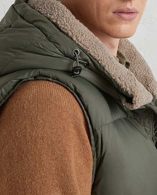 Imagen 0 de Parka de pluma natural con mangas desmontables de hombre