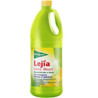 lejía con detergente Higiene y Limpieza olor a limón botella 2 l - El Corte Ingles