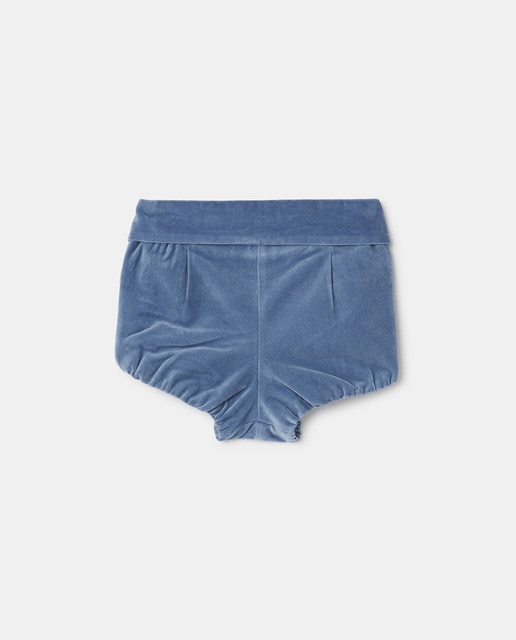 Imagen 0 de Pantalón de bebé en terciopelo azul