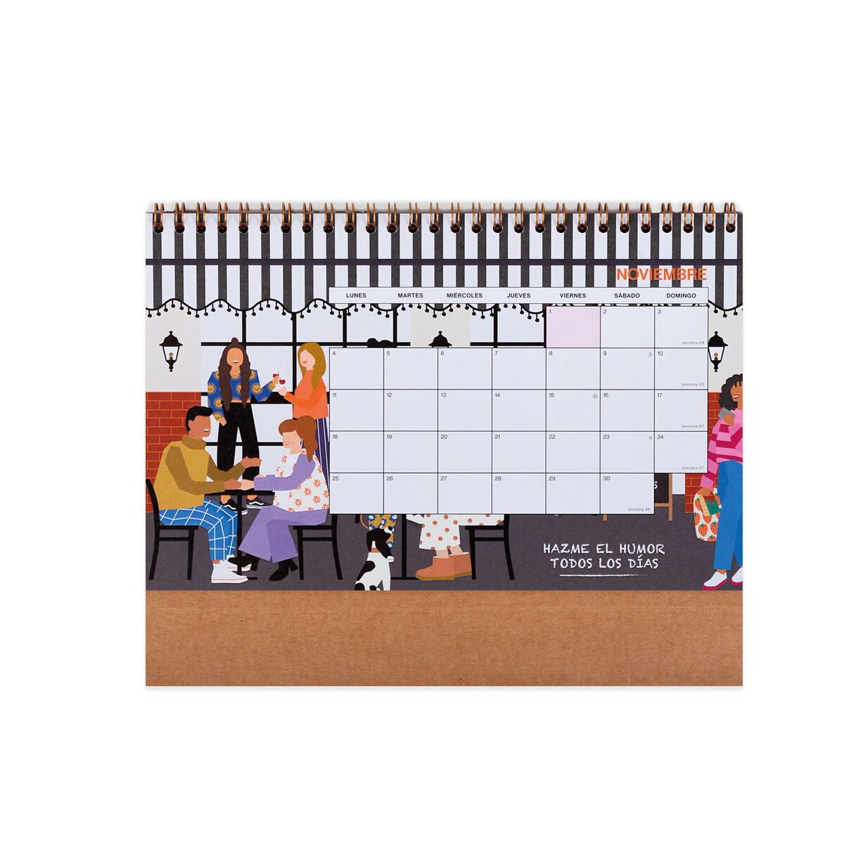 Calendário 2024 de Mesa Y que Pase lo que Tenga que Pasar Espanhol - 150x240 mm - Multicolor Multicolor-8