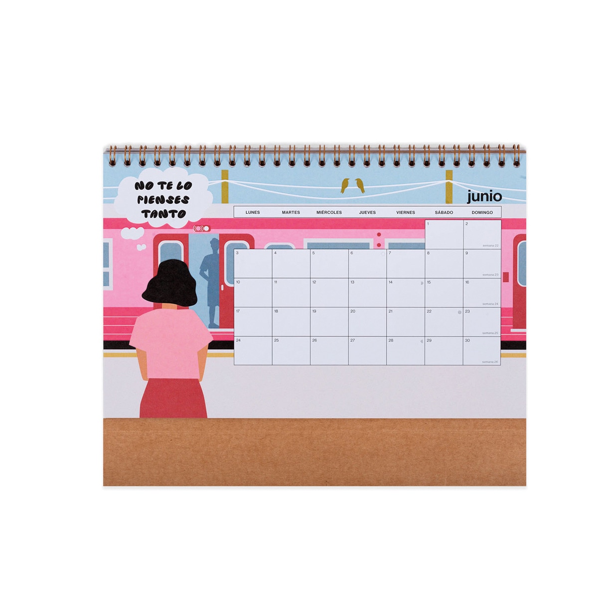 Calendário 2024 de Mesa Y que Pase lo que Tenga que Pasar Espanhol - 150x240 mm - Multicolor Multicolor-6