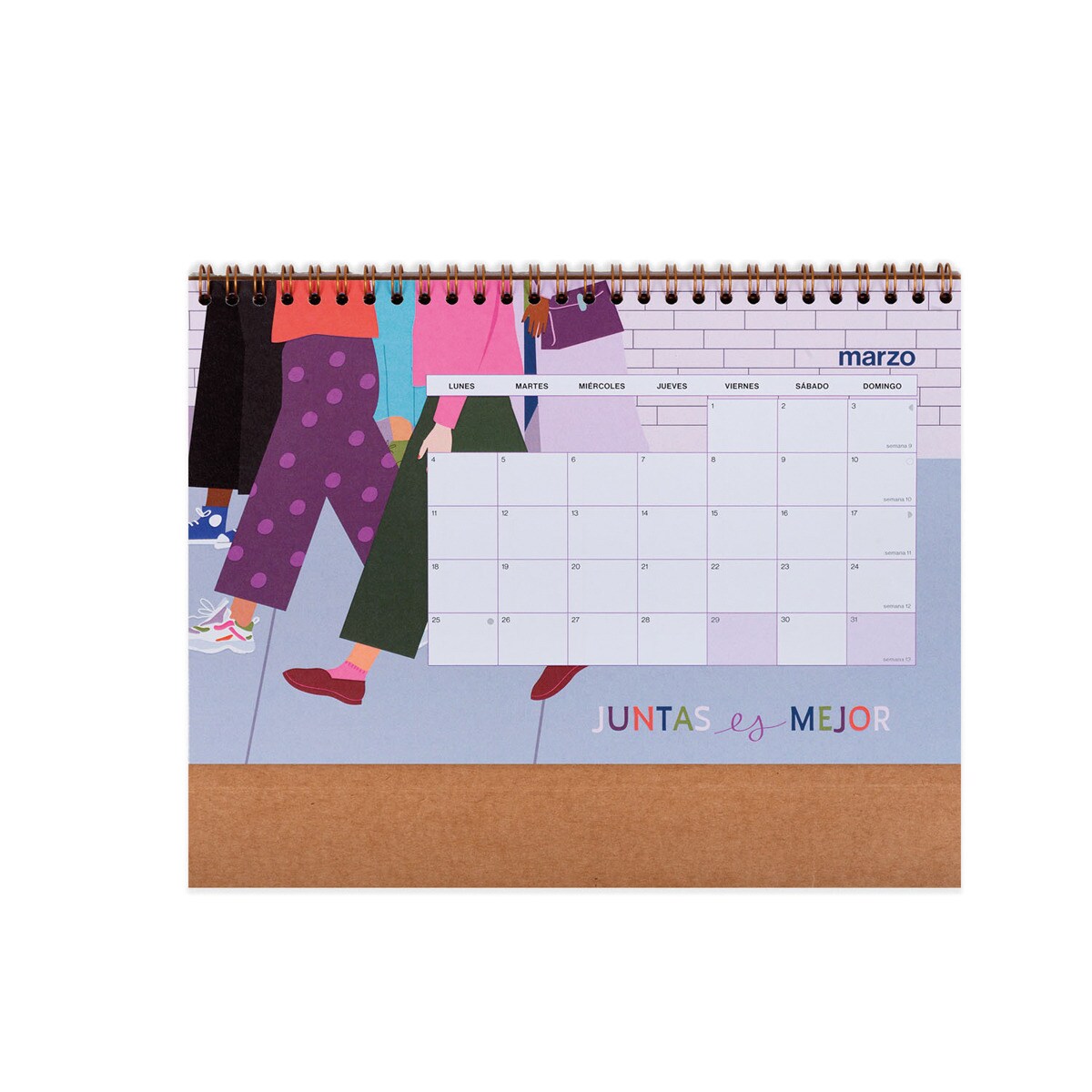 Calendário 2024 de Mesa Y que Pase lo que Tenga que Pasar Espanhol - 150x240 mm - Multicolor Multicolor-5