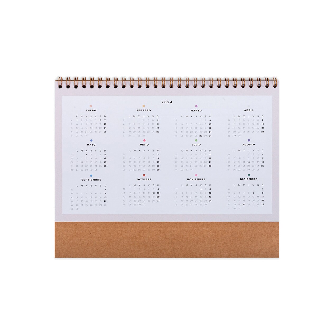 Calendário 2024 de Mesa Y que Pase lo que Tenga que Pasar Espanhol - 150x240 mm - Multicolor Multicolor-4