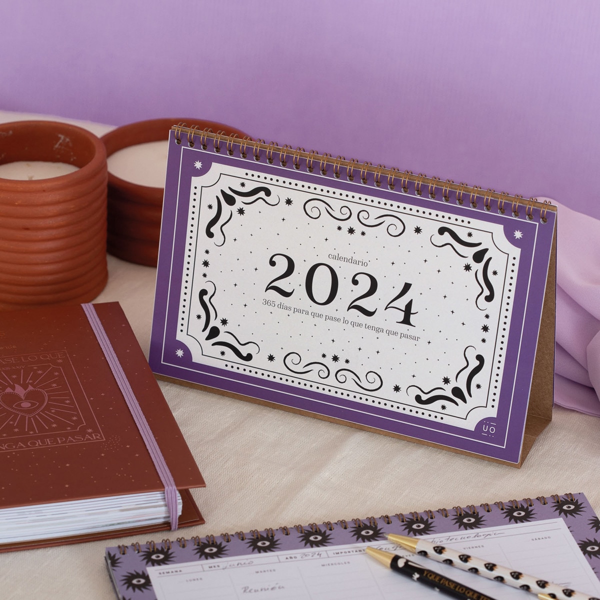 Calendário 2024 de Mesa Y que Pase lo que Tenga que Pasar Espanhol - 150x240 mm - Multicolor Multicolor-2