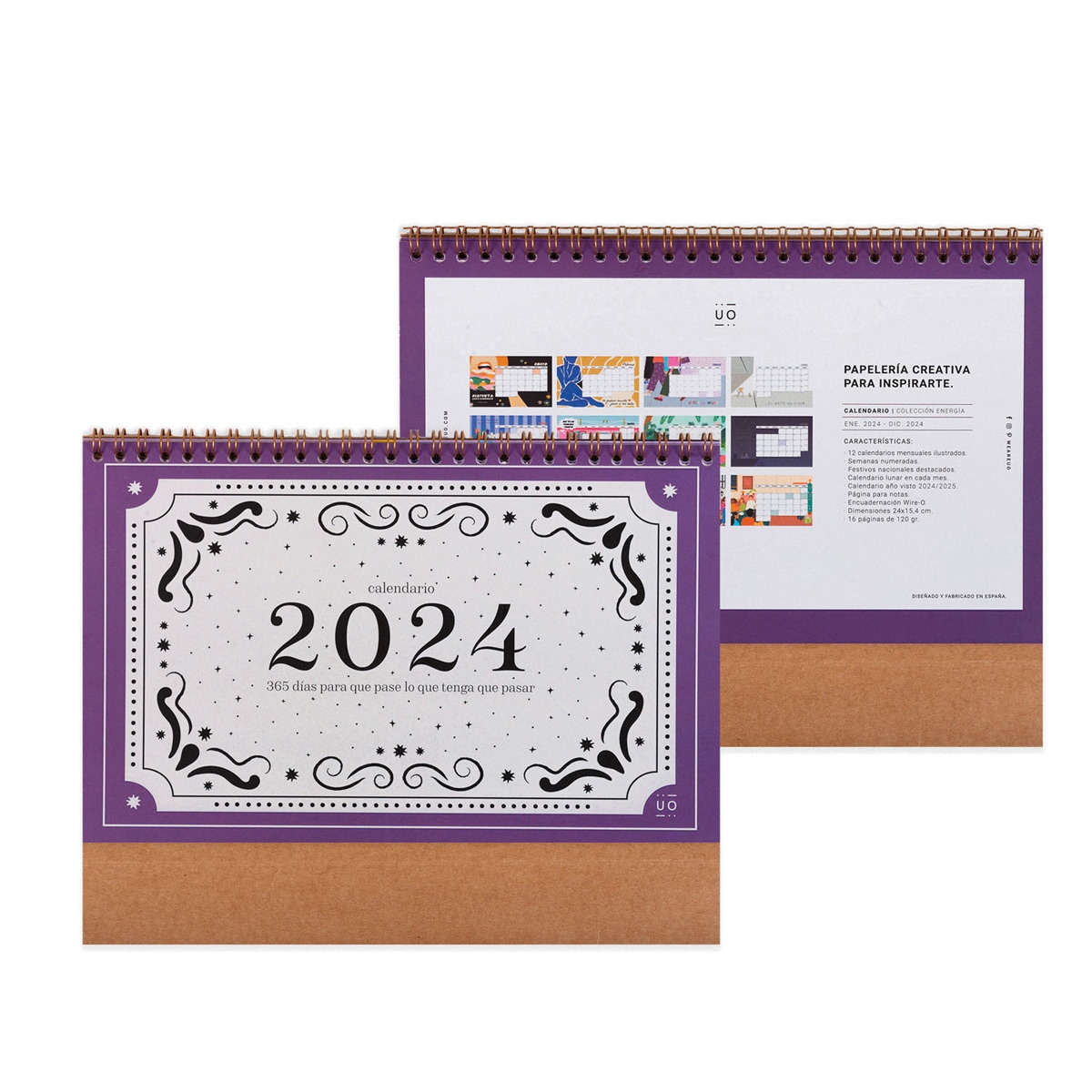 Calendário 2024 de Mesa Y que Pase lo que Tenga que Pasar Espanhol - 150x240 mm - Multicolor Multicolor-1