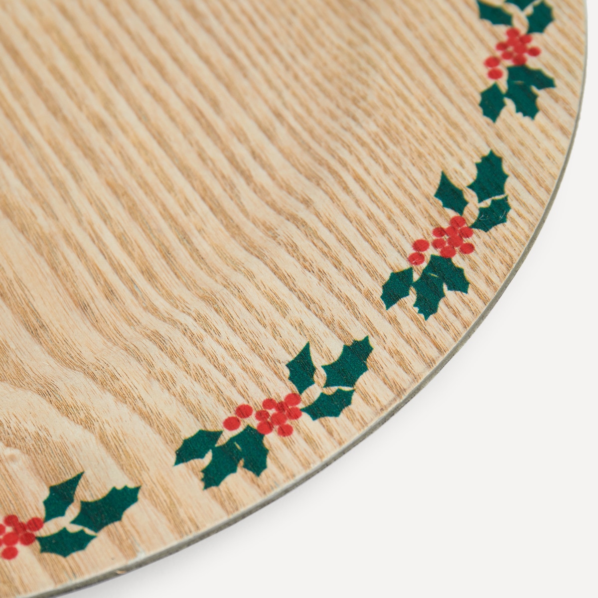 Bajo plato Corona Navidad Basics El Corte Inglés Madera-3