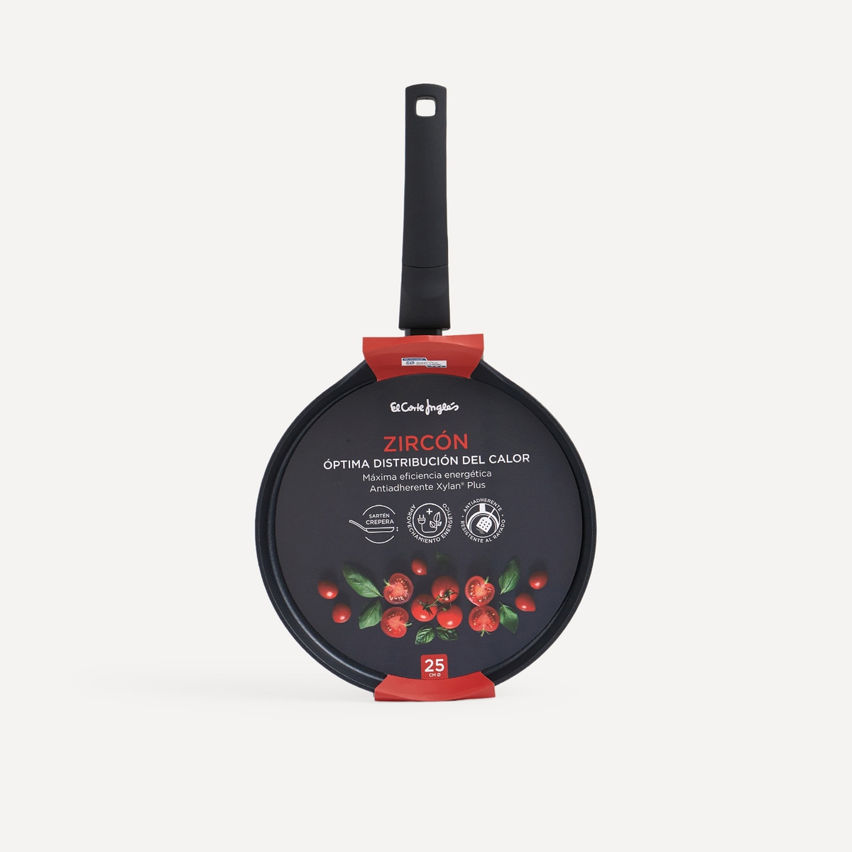 Máquina de Crepes de Alumínio Forjado Zircónio Preto-5