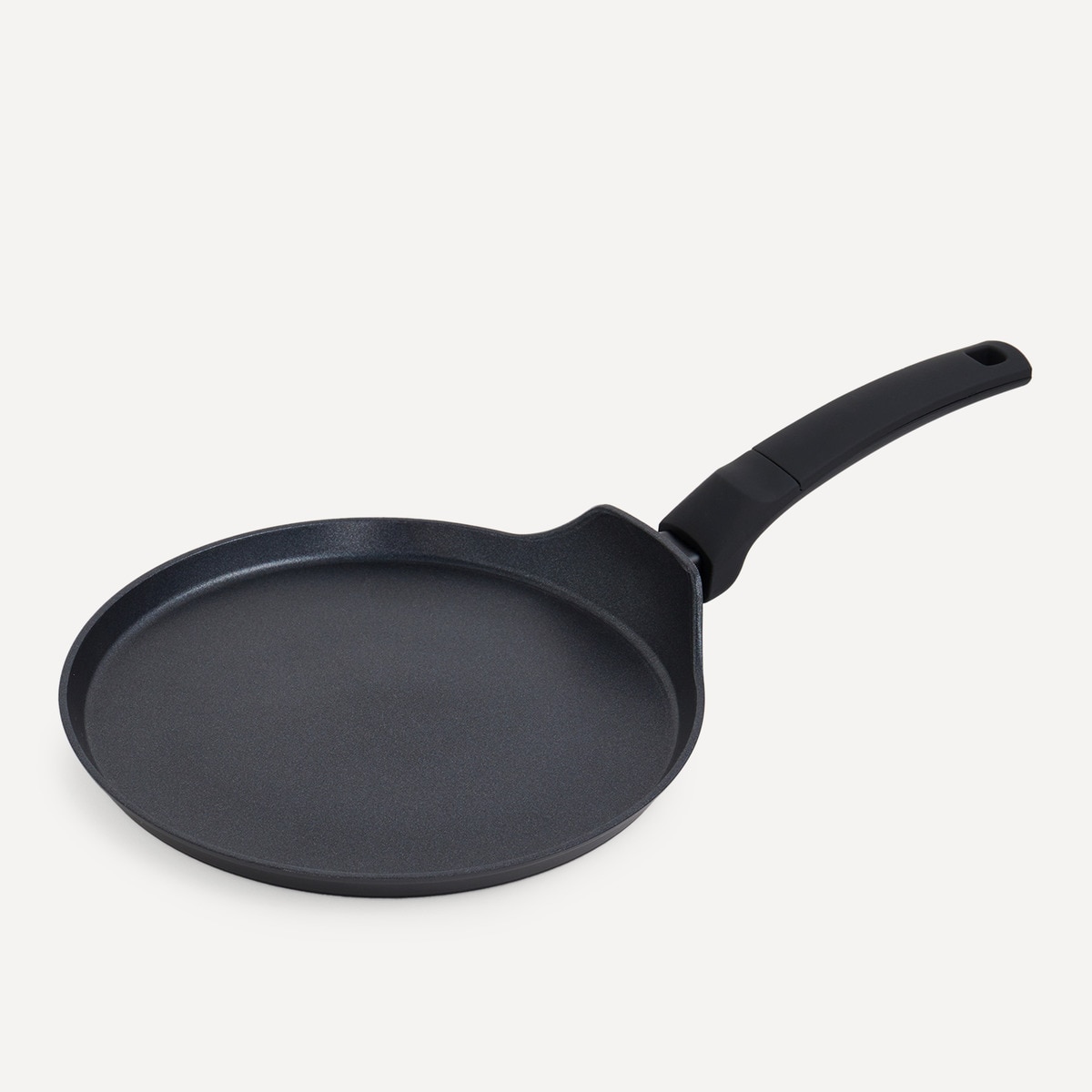 Máquina de Crepes de Alumínio Forjado Zircónio Preto-1