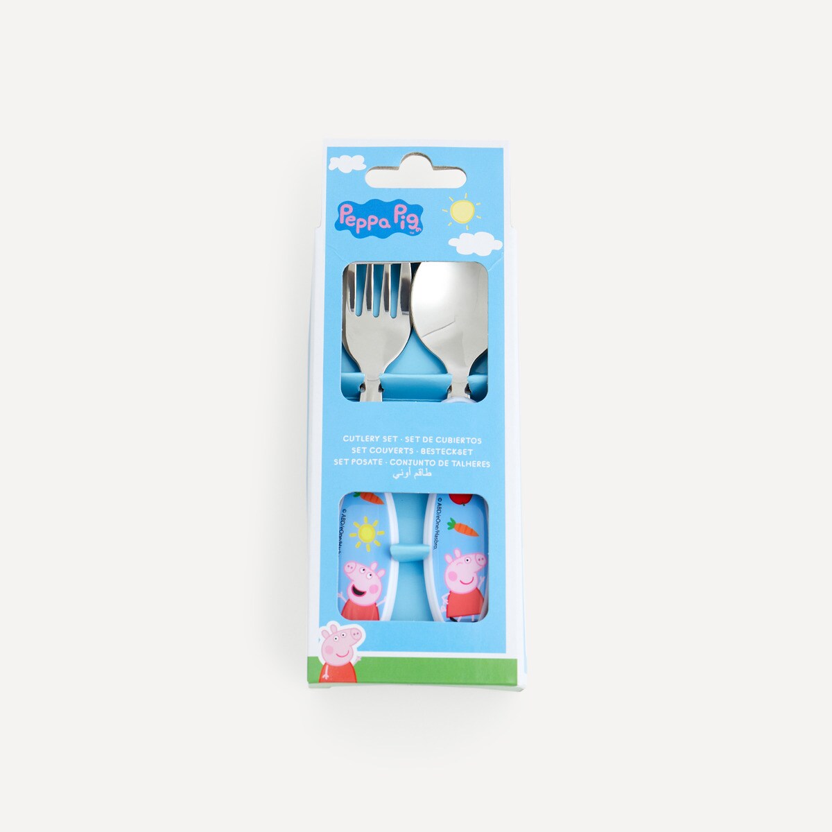 Set de cubiertos metálicos Peppa Pig Acero-4