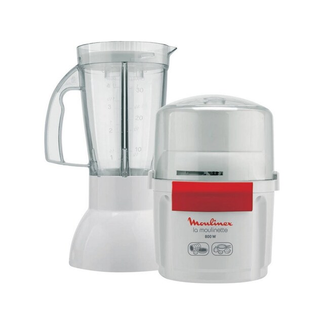 Imagem 0 de Picadora 1,2,3 e Liquidificador Moulinex AR680120 de 800 W - Branco