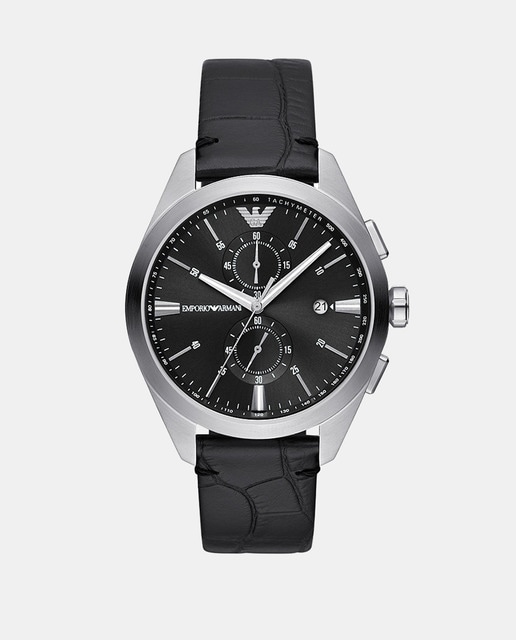 Imagem 0 de Relógio AR11542 de Pele - Preto