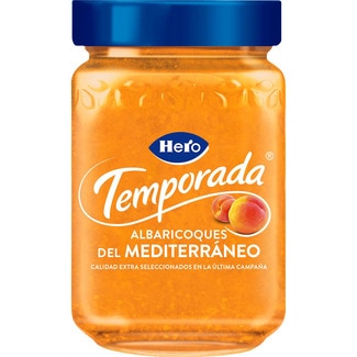 mermelada de albaricoques de temporada del Mediterráneo frasco 350 g - Hero