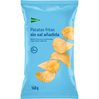 patatas fritas sin sal añadida Sin Gluten bolsa 160 g - El Corte Ingles