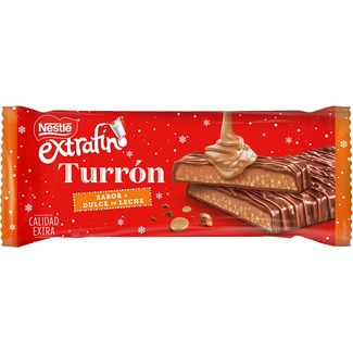 turrón de chocolate relleno DE dulce de leche tableta 215 g - Nestle Extrafino