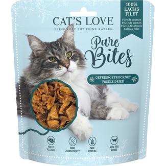 snacks para gatos filete liofilizado de salmón envase 50 g - Cat's Love