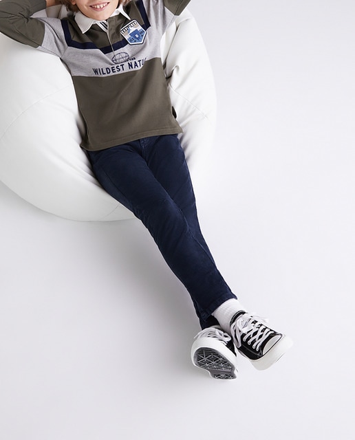 Imagen 0 de Polo de niño manga larga con escudo