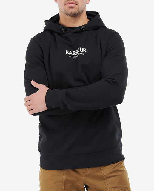 Imagen 0 de Sudadera de hombre en negro con capucha