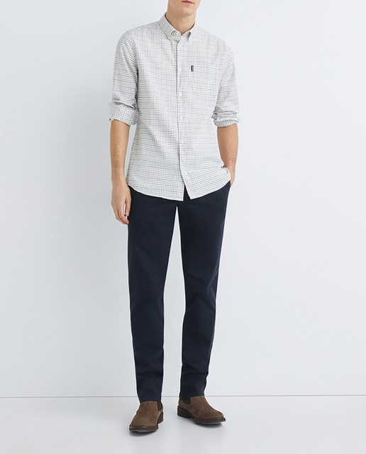 Imagen 0 de Camisa de hombre de algodón a cuadros