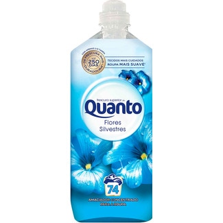 Amaciador Roupa Liquido de Máquina Flores Silvestres embalagem 74 doses - Quanto