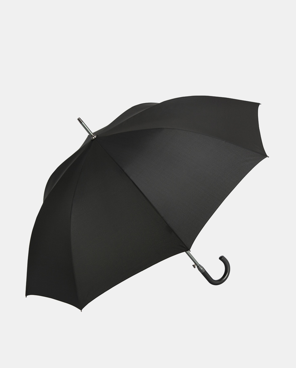 Guarda-Chuva Comprido Automático - Preto Preto-1