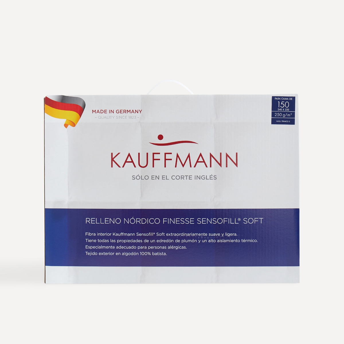 Edredão Nórdico Nível Térmico 3 de Fibra Finesse Sensofill Branco-3